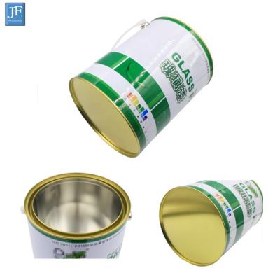 China Paint Tin Cans With Lids Small Food Grade Empty Quart Paint Tins For Candle for sale