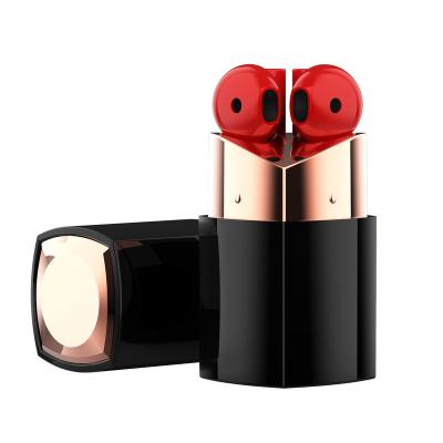 China Power Led Light Billing HOT Selling Phone F1 Lipstick Earphone Couples Headset TWS Wireless Earbuds Customize Logo auriculares inalambricos for sale