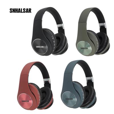 China SNHALSAR 991BT Bass Silent Party Full Covered Rose Gold Headphone Wireless Deep Bass Metal Speakers Powerful Stereo With Best Portable for sale