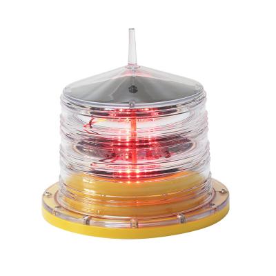 中国 Solar Powered PC LED Low Intensity Aviation Obstruction Light / Obstacle Light For Tricks 販売のため