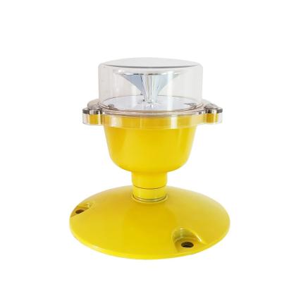 China Aviation Aluminum Alloy Regular Burning Red Single Obstruction Light / Dimmable LED Warning Light For Tower for sale