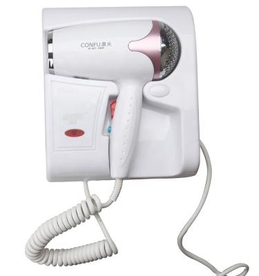 China Wall Mounted Hair Dryer Wall Mounted Hair Dryer For Hotel And Bathroom With 1400W DC Motor for sale