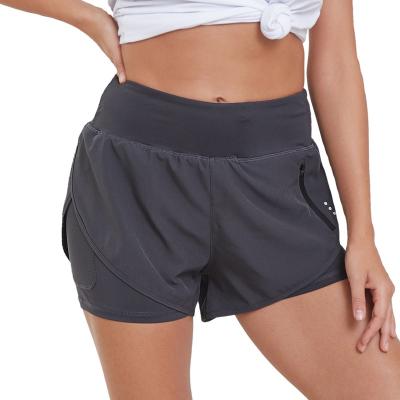 China Wholesale Good Quality Breathable Polyester Spandex Mesh Workout High Waist Women Custom Made Shorts for sale