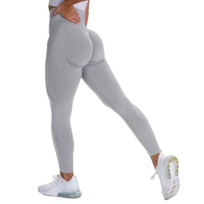 China Amazon Hot Selling Breathable Women's Seamless Yoga Pants Womens Tights Sports Fitness Gaiters for sale