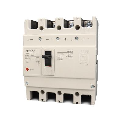 China VECAS DC Molded Case Circuit Breaker HM6 Series 3P 4P 160 250 630A DC MCCB for sale