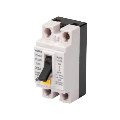 China VECAS Molded Case Circuit Breaker MCCB Current Breaker with Leakage Protection 2 Pole RCBO 32A 50HZ/240V Air 220/240VAC 230/400V for sale