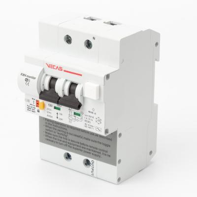 China VECAS WIFI MCB&RCBO Residual Current Circuit Breaker 16/32/63 100 Amp Mini GB10963.1 CE 1/2/3/4 Pole for sale