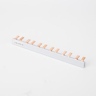 China VECAS T type busbar connection MCB RCCB copper bar 1 / 2 / 3 / 4 pole 32 amp 64 amp Copper material 1-100 amp for sale