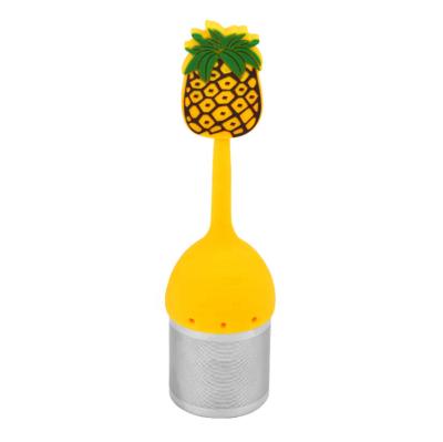 China Viable Professional Custom Made Pineapple Tea Infuser For Cute Loose Leaf Tea Tea Ball Infuser for sale