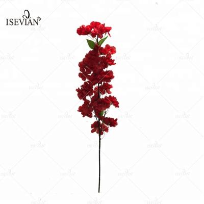 China Wedding Decor Plastic Cherry Blossom Stem from ISEVIAN Cherry Blossom Artificial Flower Wedding for sale