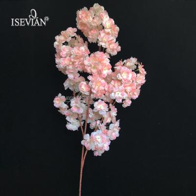 China ISEVIAN wedding artificial cherry blossom branches wholesale for sale