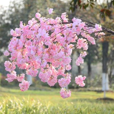 China ISEVIAN Wedding White Silk Hanging Cherry Blossom Wholesale Length 150cm for sale