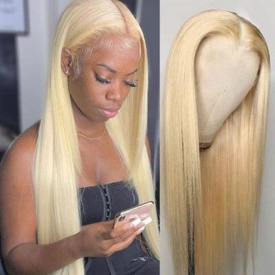 China Anna Silky Straight Big Wave 613 Stock Full Lace Wig, Brazilian Blonde 613 Full Lace Hair Wig, 40 Inch Virgin Human Hair Wigs 613 for sale