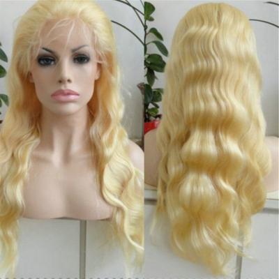 China Hair Vendor Body Wave Hair Extension Hd Lace Up 613 Blonde Full Front Human Hair Wig Baby Hair With Lace for sale