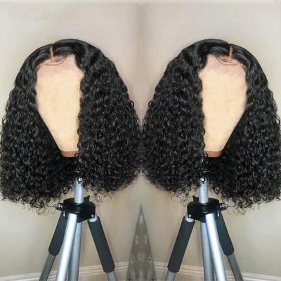 China Cheap Lace Front Wig With Baby Hair Bob Mink Hair Extension Brazilian Human Hair Short Weave Straight Virgin Hair for sale