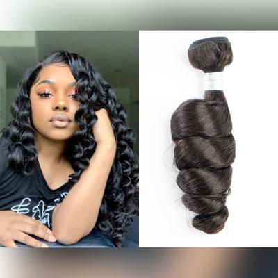 China Anna Wholesale Remy Peruvian Human Silky Straight Wave Hair, Loose Virgin Remy Hair Bundles, Double Remy Hair Extension Drawn Wave Type for sale