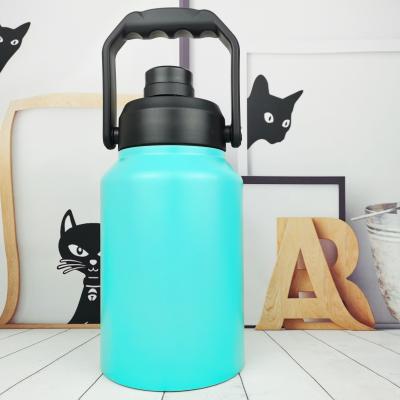 China Large Capacity 2000ML Sustainable Vacuum Insulated Thermos Double Wall Stainless Steel Water Bottle For Outdoor for sale