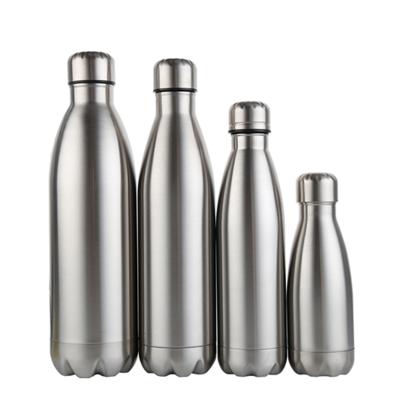 China Watersy 350ml Custom Viable Stainless Steel Logo Stainless Steel Vacuum Insulated Water Bottle Double Wall Coke Cola Shape Sport Bottle for sale