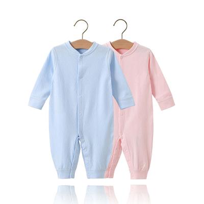 China Popular Color Baby Clothing Pajamas Pure Cotton Jumpsuit Organic Health Baby Bodysuit for sale