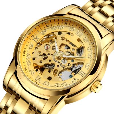 China Water Resistant 30M Waterproof Skeleton Dial Watches OEM Luxury Mechanical Watches Men Reloj for sale