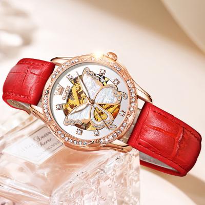 China New Fashion Water Resistant Elegant Reloj Damas Watches Ladies Alloy Auitomatic Watch For Women for sale