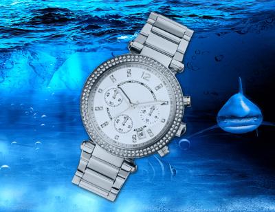 China Multifunctional Waterproof Lady Watch Reloj Stainless Steel Woman Water Resistant Quartz Watch Waches for sale