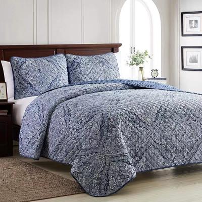 China Disposable 100% Cotton Jacquard Embroidery Comforter All Over Print Bed Spread Bedding Set Comforter Covering Comforter Set Comforter Set for sale