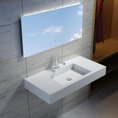 China Modern Solid Outdoor Bathroom Wash Basin Wall Mounted Sink for sale