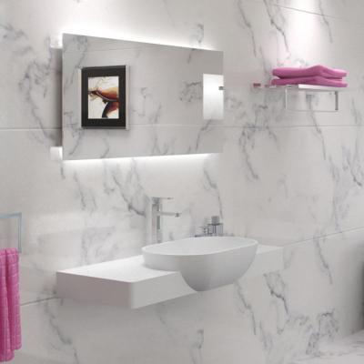 China Wall hung corner bathroom solid surface stone sink stone washbasin vanity sink wall-hung for sale