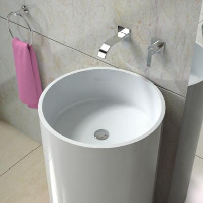 China Hot Sale Durable Corian Sink , Bathroom Hand Free Wash Basin PW08 for sale