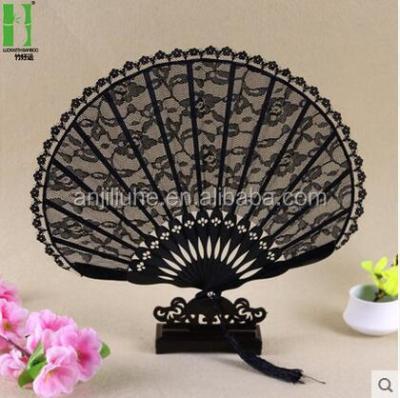 China Europe Vintage Handmade Custom Lace Folding Fans for sale