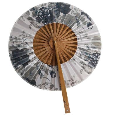 China Chinese Antique Windmill Fan Japan Factory Meeting Japanese Folding Fan for sale