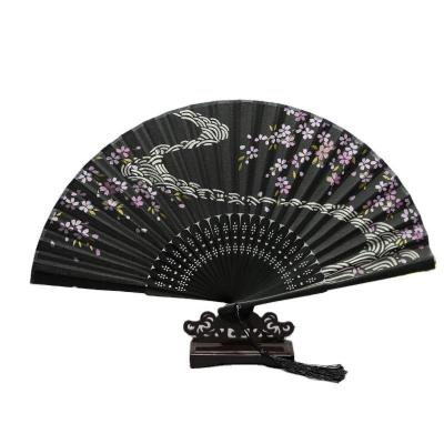 China Handmade Semi-mechanical Japan Wind Fan Japanese Folding Fan for sale