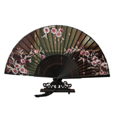 China Japan Chinese Style Dance Fan Folding Fan Japanese Handwork Bamboo Fan for sale