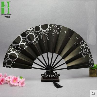 China China Japanese Painted Folding Hand Paper Fan for sale