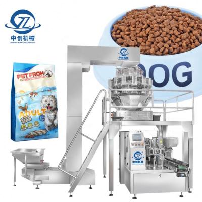 China Liquid Bean Pet Dog Food Packing Machine Premade Bag Coffee Beans Chips Filling And Powder Food Packing Potato Sachet for sale