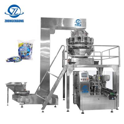 China Raw Organic Beverage Good Quality Cocoa Coffee Beans Purified Water Filling Machinery Weigher Packing Machine for sale