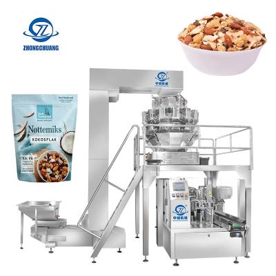 China Beverage Packaging Machinery Air Cushion Price Dried Fruit Grain Peanuts Pouch Doypack Protective Packing Machine for sale