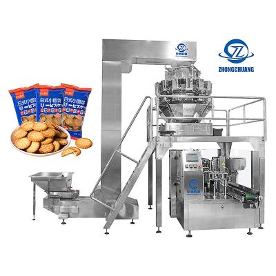 China High Efficiency Multihead Dry Equipment Pellet Weigher Silage Fruit Biscuit Sealer Candy Packing Automatic Pouch Packing Machine for sale