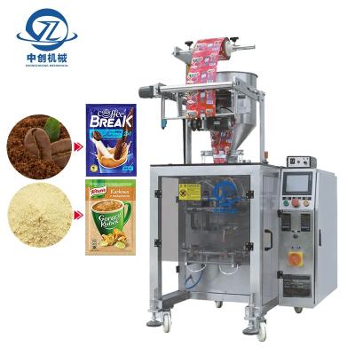 China Servo Automatic Sachet Vertical Sealing Packing Machine Four Side Automatic Chili Pepper Filling Coffee Powder Packing Machine for sale