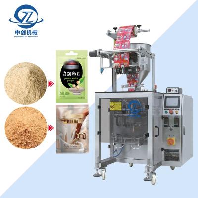 China Servo Automatic Vertical Automatic Packing Machine Granule Four Side Sachet Coffee Powder Filling Sealing Packing Machine for sale