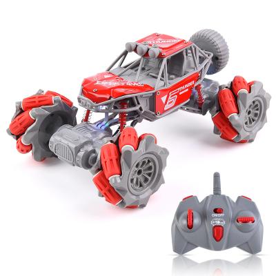 China RC Hobby Kids DIY Assembly RC Car Construction Truck Radio Control Remote Control Drift Car With Led Light for sale