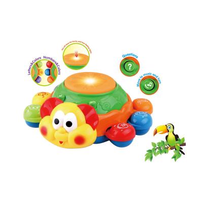 China Battery Operated Beetle Universal Educational Musical Toys Baby Toy 0-3 Years Old With Drum for sale