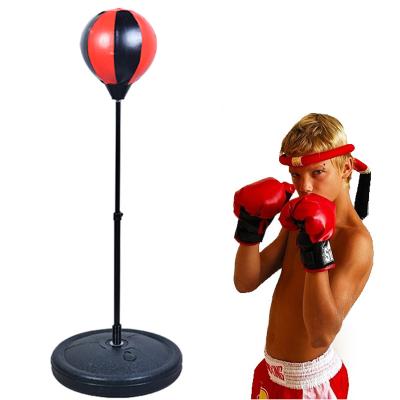 China Changteng Hot Sale Quality Kids Safety Sports Indoor Boxing Ball Set Size For Kids Boys Girls Punching Ball With Rack Boxing Outdoor Sports Toys for sale