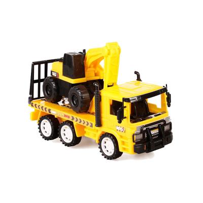 China Friction Toy Educational Friction Construction Truck Toy Kids Educational Take-Aside Assemble Vehicle Set Model Toys With Good Quality for sale