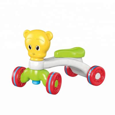 China Ride On Toy 2021 Hot Selling Wholesale Kids High Quality Unique Plastic Funny Kids Push Scooter Bear Shape Ride On Toy Car for sale