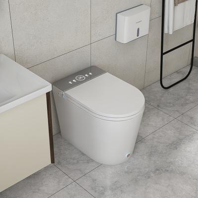 China 2021 Wc Automatic Smart Toilet Bowl Japanese Ceramic Automatic Flush Toilet Bowl Automatic Operation Smart Electronic Small Bathroom Toilet With Bidet for sale