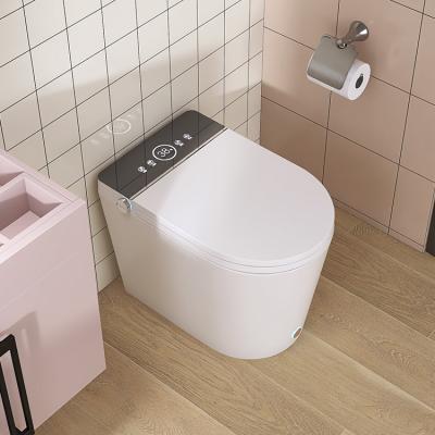 China 110v Small Size Ceramic Toilet Bowl Small Size Automatic Open Intelligent Electric Bidet Hotel WC Automatic Bathroom Smart Toilet Bowl for sale