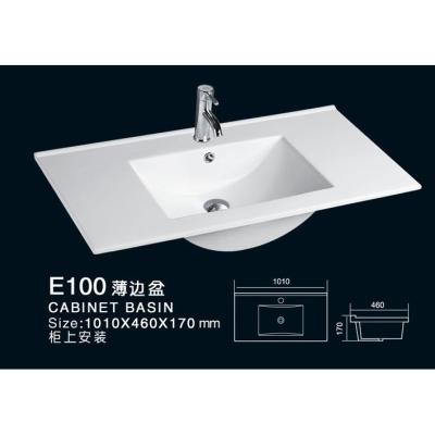 China Latest High Temperature Production Super Slim / Slim Edge Art Basin Toilet Sink Bathroom Vanity Wash Basins for sale