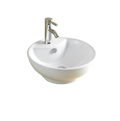 China 8023 Oval Easy Clean Shape Ceramic Bathroom Sink Hand Wash Basin Online technical support for sale